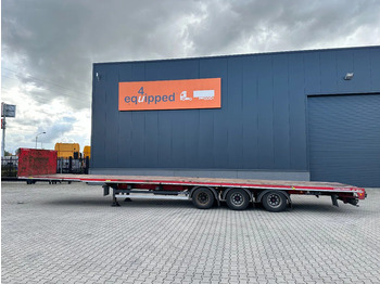 Полуприцеп-контейнеровоз/ Сменный кузов KEL-BERG HEAVY-DUTY MEGA FLATBED, 1x 40FT / 2x 20FT HECKBÜNDIG, SAF + DISC, MOT: 09/2025, NL trailer: фото 2