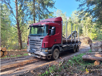 Лесовоз, Автоманипулятор Scania R 480: фото 2