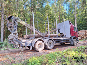 Лесовоз, Автоманипулятор Scania R 480: фото 4