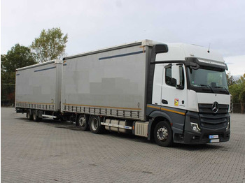 Тентованный грузовик Mercedes-Benz Actros 2542, 6X2, NAVIGATION+ PANAV TVK18M: фото 2