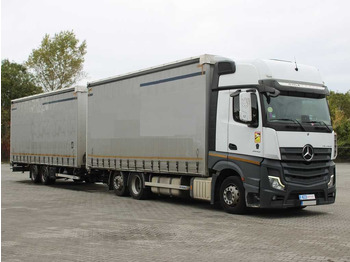 Тентованный грузовик Mercedes-Benz Actros 2542, 6X2, NAVIGATION + PANAV TVK18M: фото 2