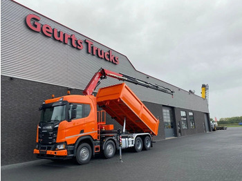 Самосвал, Автоманипулятор Scania R650 V8 NGS XT 8X4 + KIPPER + FASSI F275A.2.25 K: фото 3