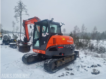 Экскаватор 2017 KUBOTA KX080-4 beltegraver med Sentralsmøring, rototilt pusseskuffe: фото 4