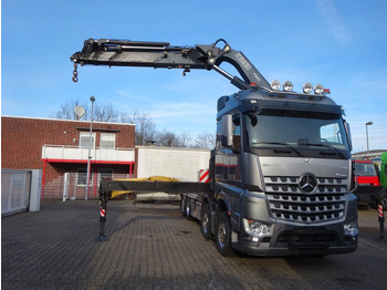 Автоманипулятор, Грузовик бортовой/ Платформа Mercedes-Benz 3453 Pritsche Plattform + Fassi F820 Kran  8x2: фото 5