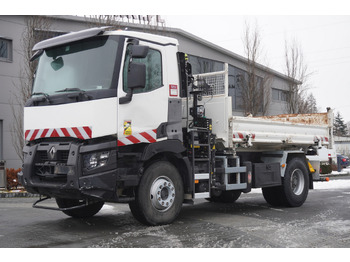 Автоманипулятор, Автоманипулятор RENAULT C380 / Hds HIAB 077 B-1 HIDUO / Double-sided dump truck: фото 2