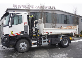 Автоманипулятор, Автоманипулятор RENAULT C380 / Hds HIAB 077 B-1 HIDUO / Double-sided dump truck: фото 4