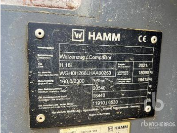 Компактор HAMM H18I Compacteur Monocylindre: фото 5