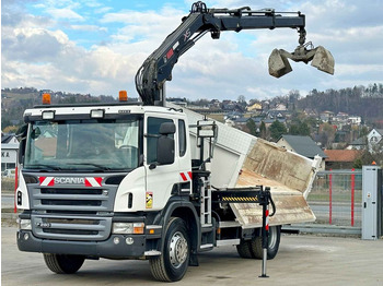 Автоманипулятор, Самосвал Scania P 280 * HIAB 122 B - 2 HIDUO + FUNK* TOPZUSTAND: фото 3