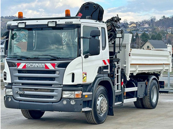 Автоманипулятор, Самосвал Scania P 280 * HIAB 122 B - 2 HIDUO + FUNK* TOPZUSTAND: фото 5