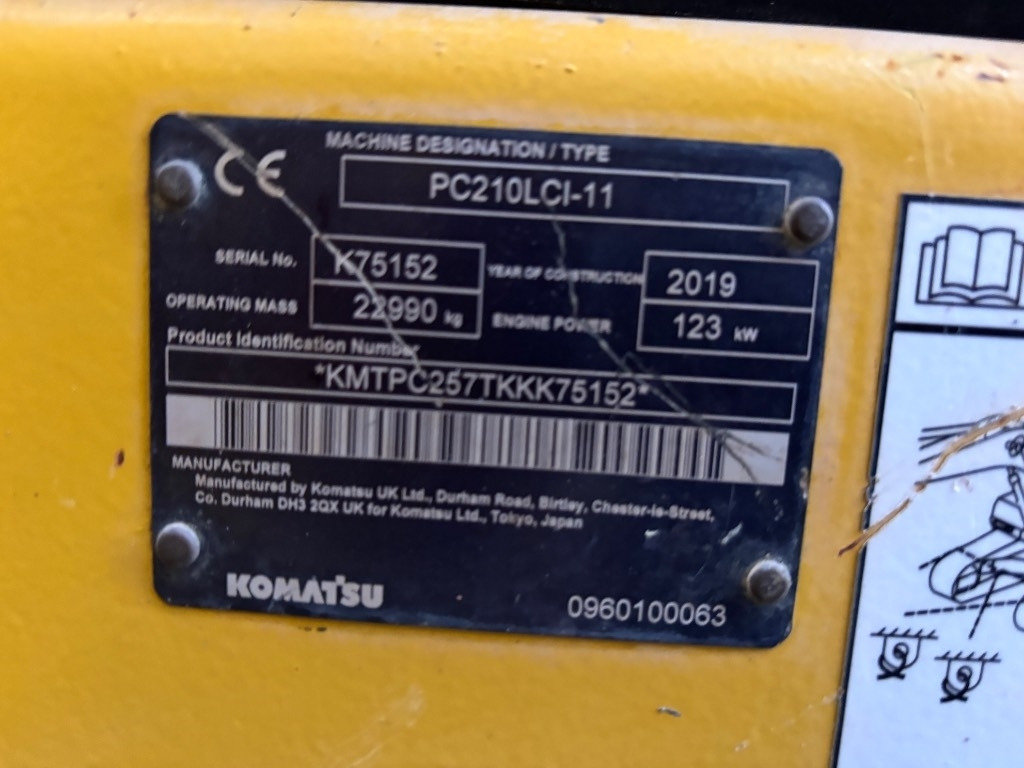 Гусеничный экскаватор Komatsu PC 210 LC-11 - PC210 - Including GPS - Intelligent: фото 30