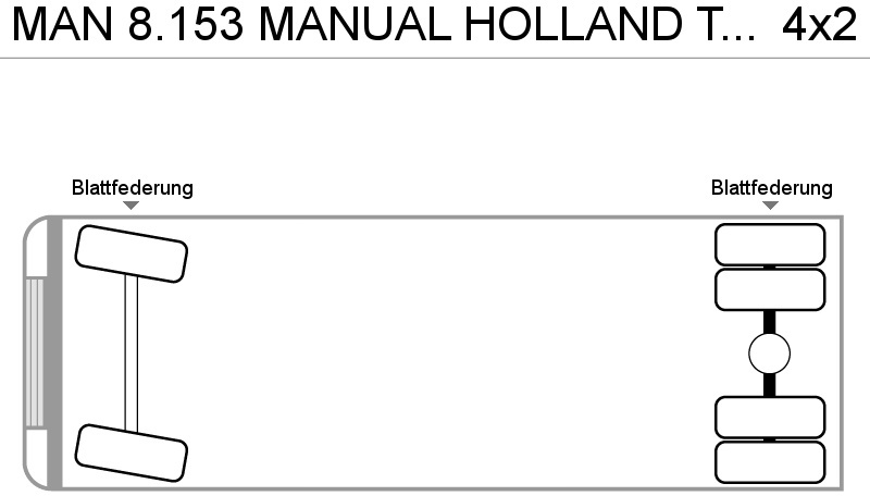 Тентованный грузовик MAN 8.153 MANUAL HOLLAND TRUCK NEW NEW NEW: фото 11