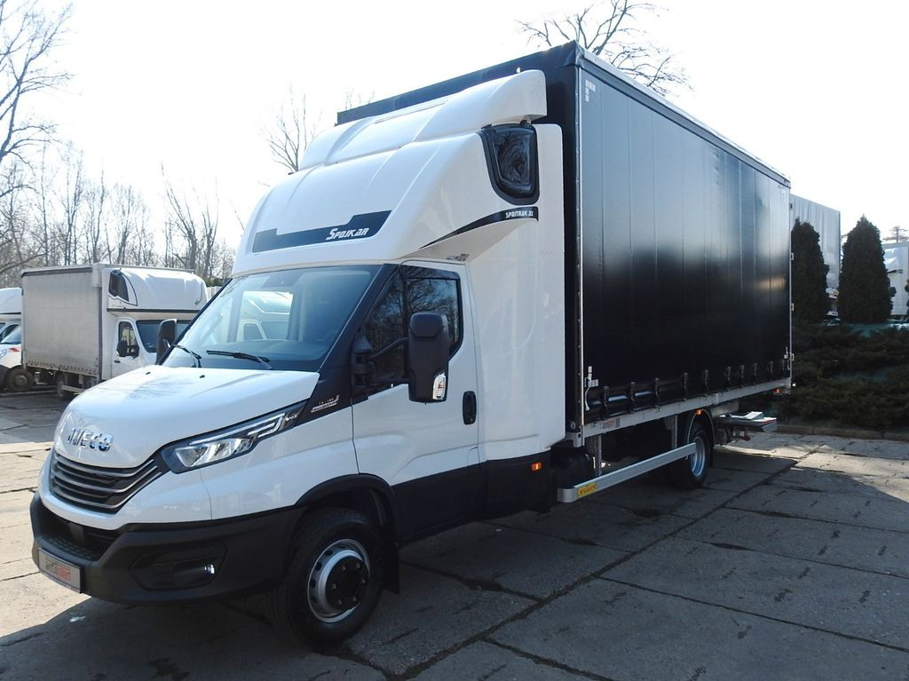 Новый Тентованный фургон, Грузопассажирский фургон Iveco DAILY  72C180 NEUE PRITSCHE PLANE AUFZUG 14PALET: фото 7