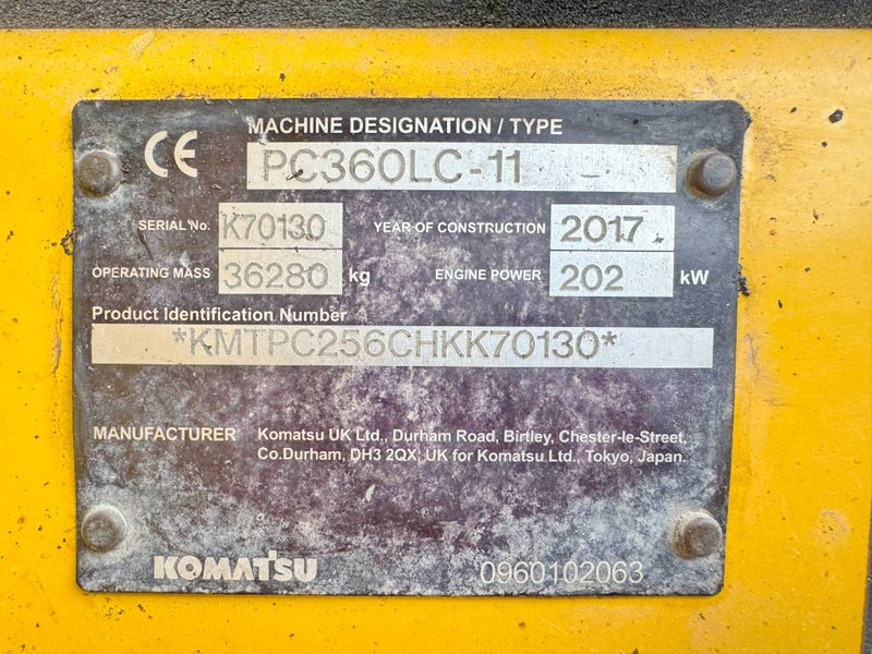 Гусеничный экскаватор Komatsu PC360LC-11 - Hammer Lines / Quick Coupler: фото 19