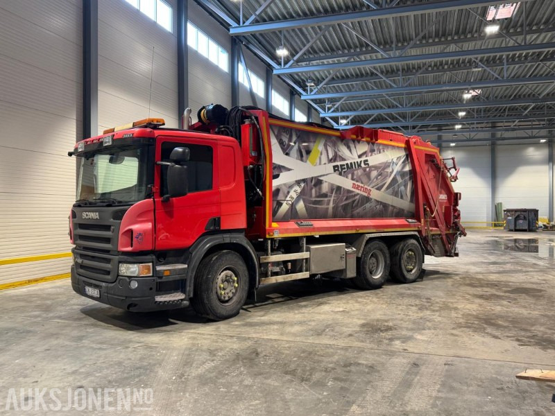 Мусоровоз 2011 Scania P400 6X2 Komprimatorbil - JOAB Anaconda 20.7m3 - Strøere/Onspot - 238224KM: фото 1