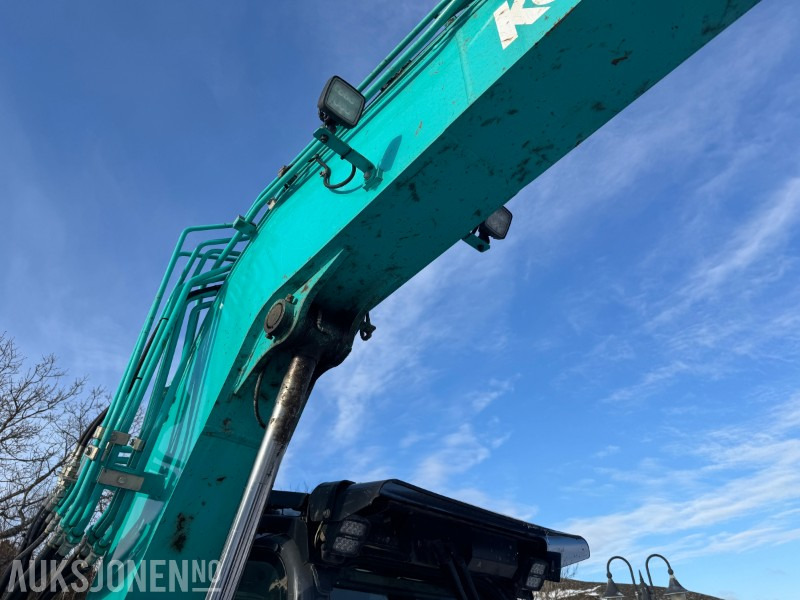 Экскаватор 2019 Kobelco SK75SR-7 Gravemaskin - Engcon tiltrotator - 2 skuffer: фото 13