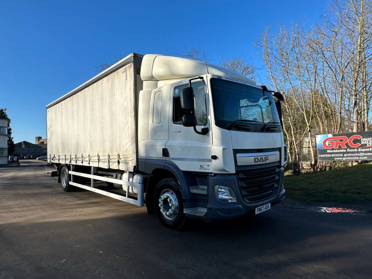 Тентованный грузовик 2017 DAF CF 230 Curtainsider Truck: фото 6