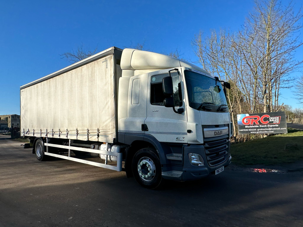 Тентованный грузовик 2017 DAF CF 230 Curtainsider Truck: фото 8