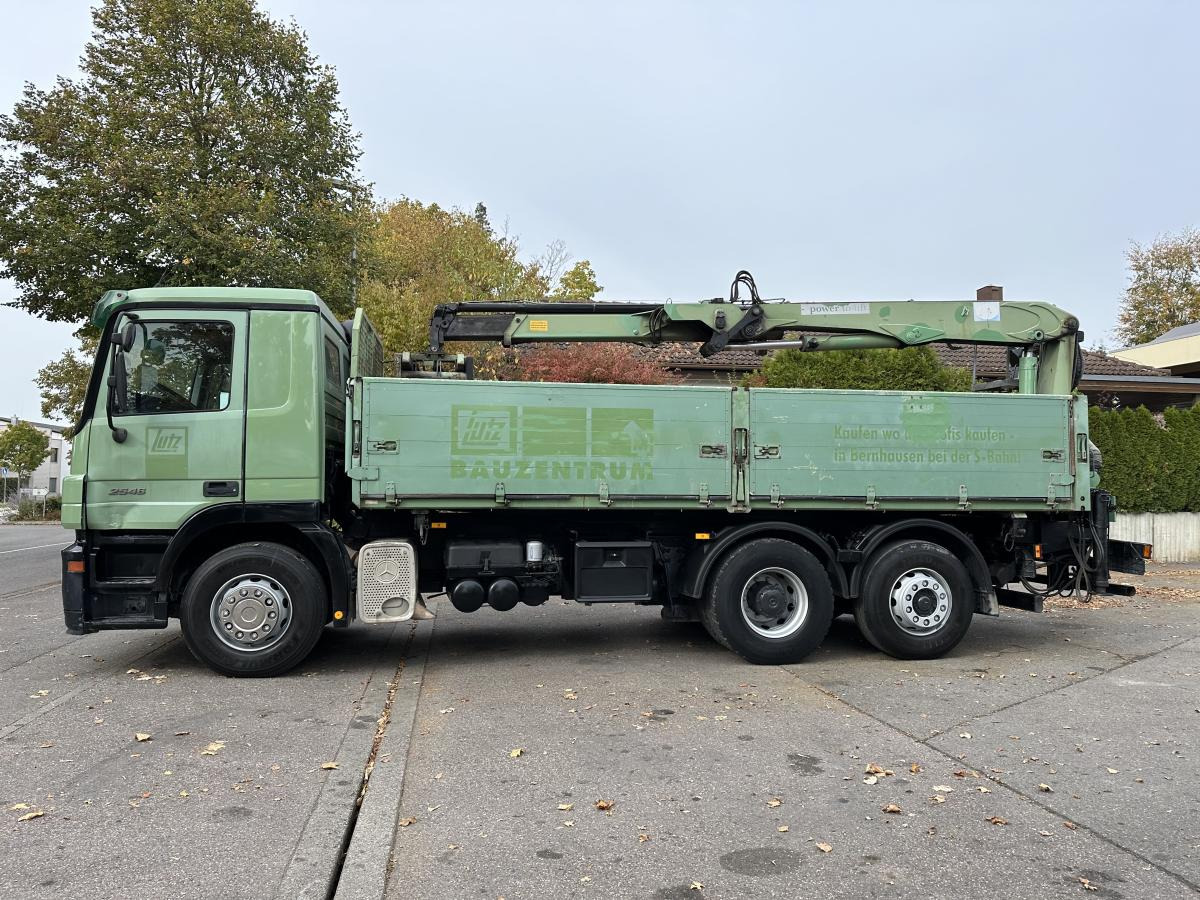 Самосвал, Автоманипулятор Mercedes DB 2546 LL 6x2 Kranwagen 2-Seit.Kipper Lenkachse: фото 6