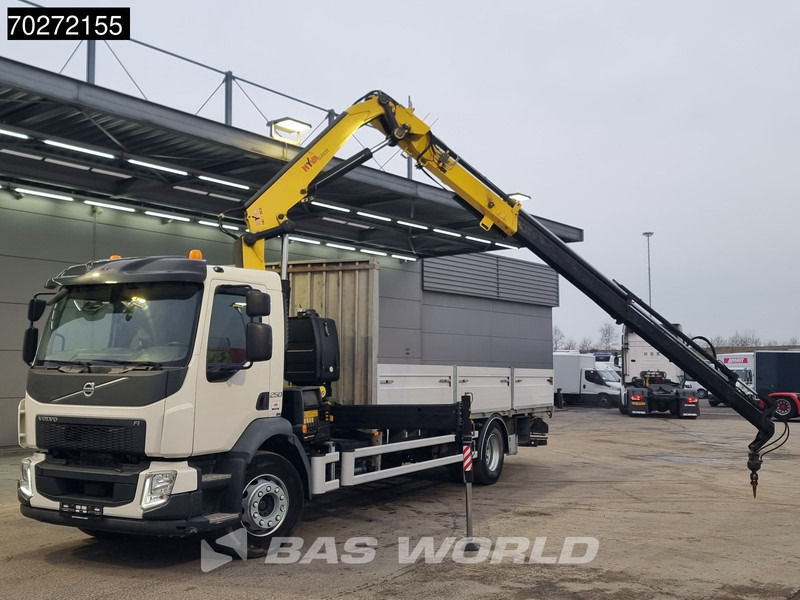 Грузовик бортовой/ Платформа, Автоманипулятор Volvo FL 250 4X2 18tonner Hyva HC-153X E3 Kran Crane AutomaticEuro 6: фото 6