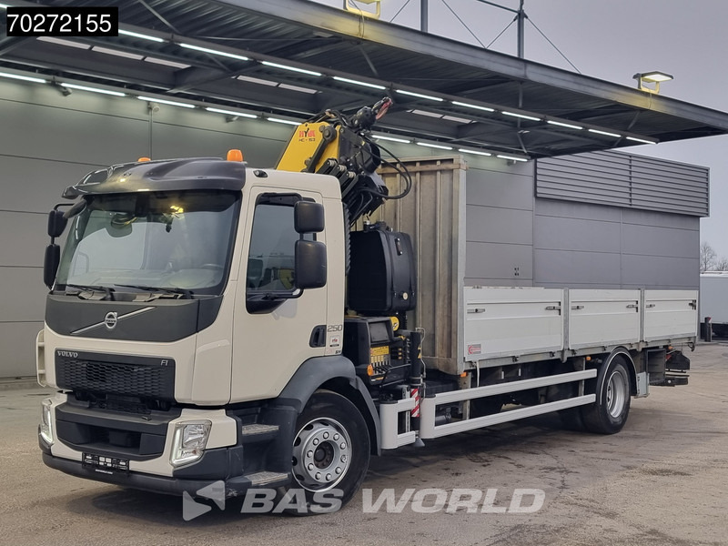 Грузовик бортовой/ Платформа, Автоманипулятор Volvo FL 250 4X2 18tonner Hyva HC-153X E3 Kran Crane AutomaticEuro 6: фото 12