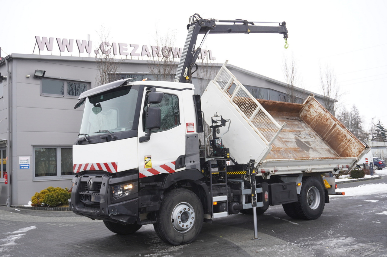 Автоманипулятор, Автоманипулятор RENAULT C380 / Hds HIAB 077 B-1 HIDUO / Double-sided dump truck: фото 30