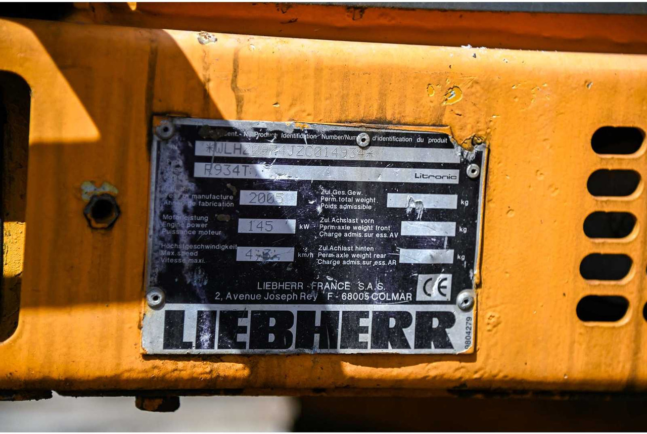 Гусеничный экскаватор LIEBHERR R934T: фото 50