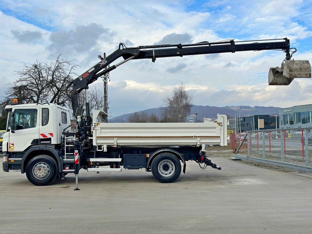 Автоманипулятор, Самосвал Scania P 280 * HIAB 122 B - 2 HIDUO + FUNK* TOPZUSTAND: фото 6