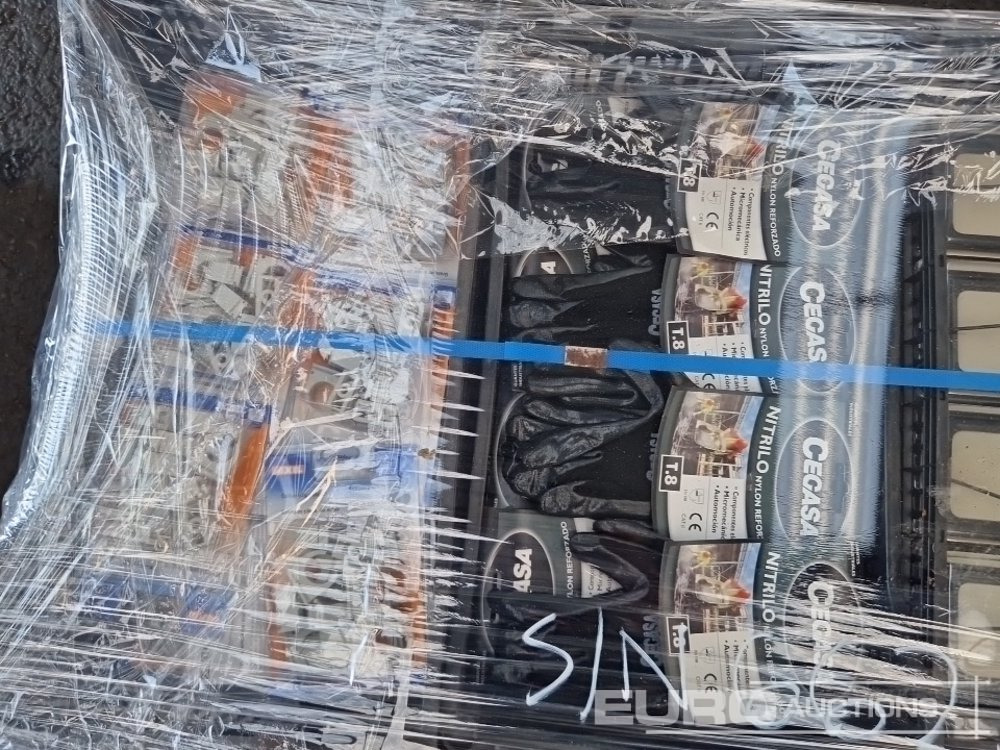 Строительное оборудование Unused Pallet of Nitrile Gloves, Rat Traps, Fixclip Cable Straps, Car Lightbulbs, Connectors: фото 7