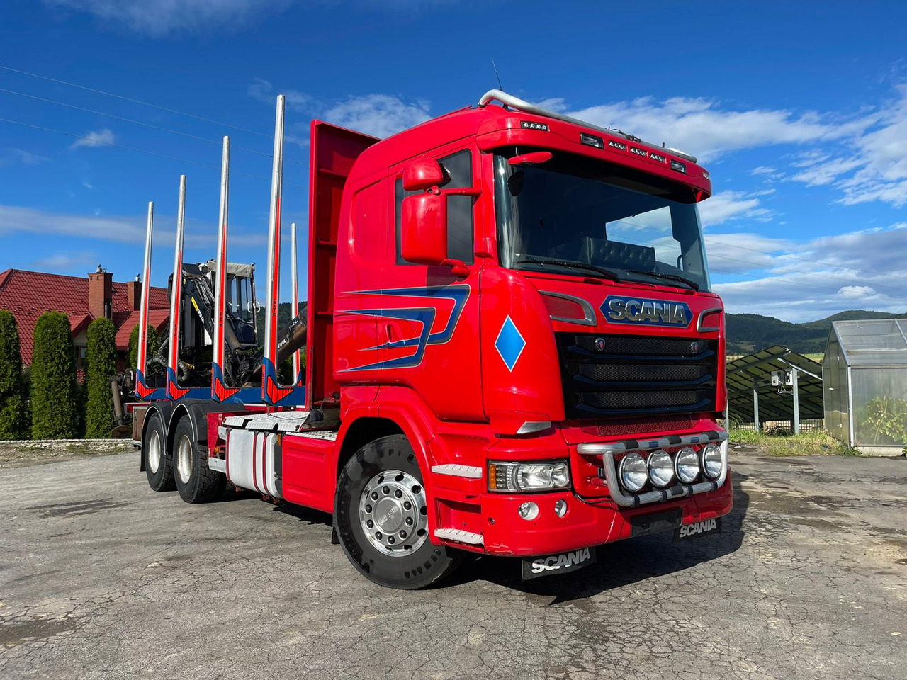 Лесовоз SCANIA R730 V8: фото 8