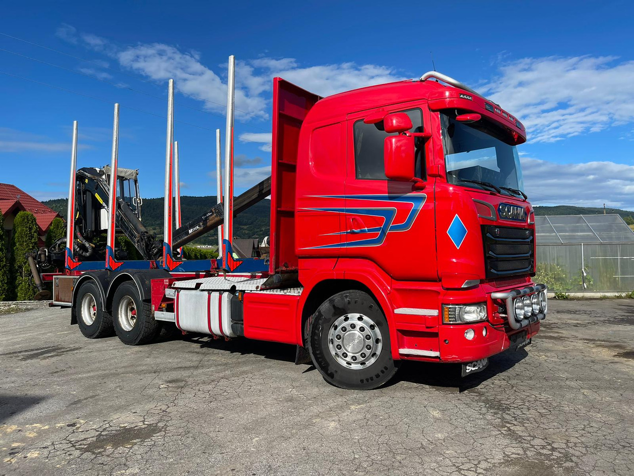 Лесовоз SCANIA R730 V8: фото 19