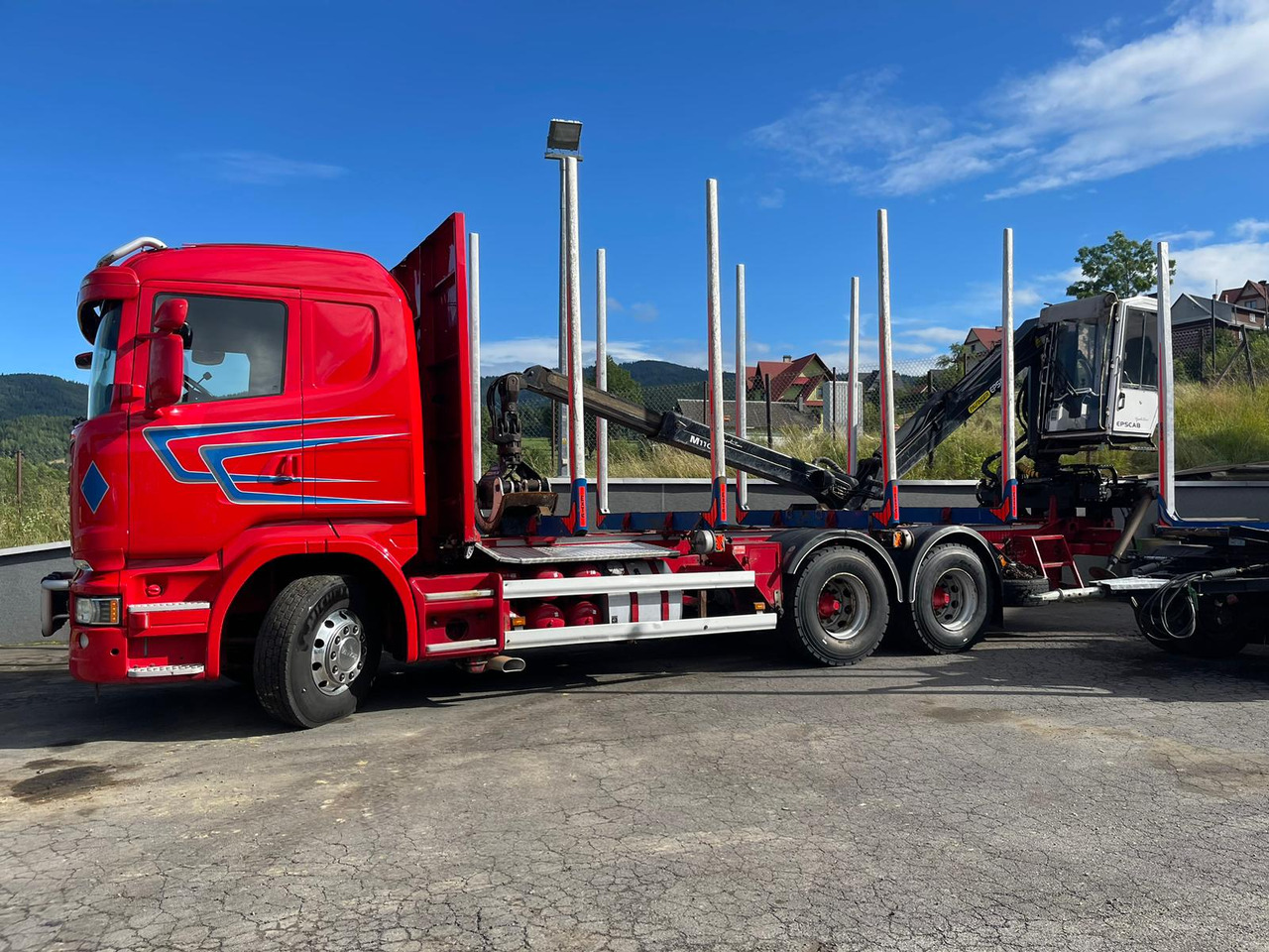 Лесовоз SCANIA R730 V8: фото 17